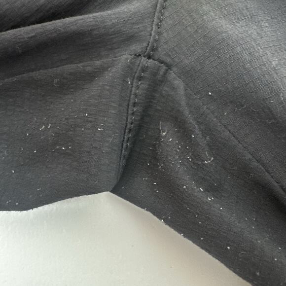 Athleta Jogger Womens 12 Black Trekkie Textured Tapered Zip Pockets Hiking - Picture 10 of 13